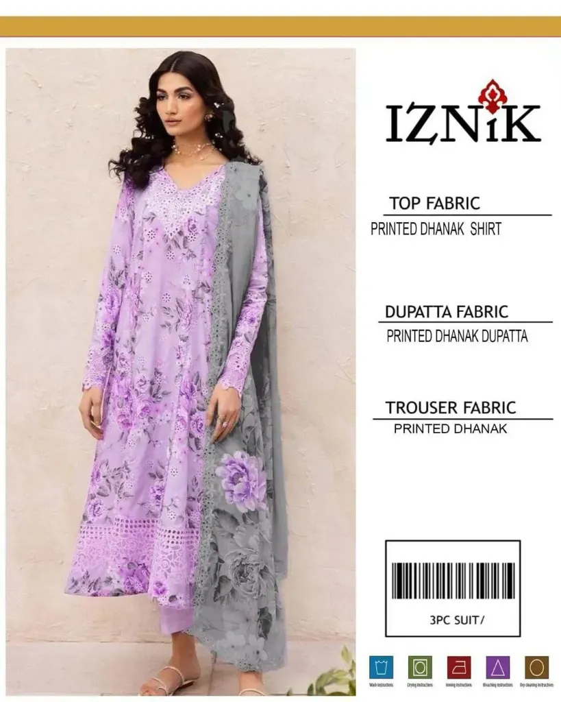 3 Pcs Women's Unstitched Printed Suit – Winter Collection